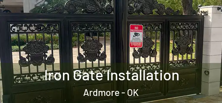 Iron Gate Installation Ardmore - OK